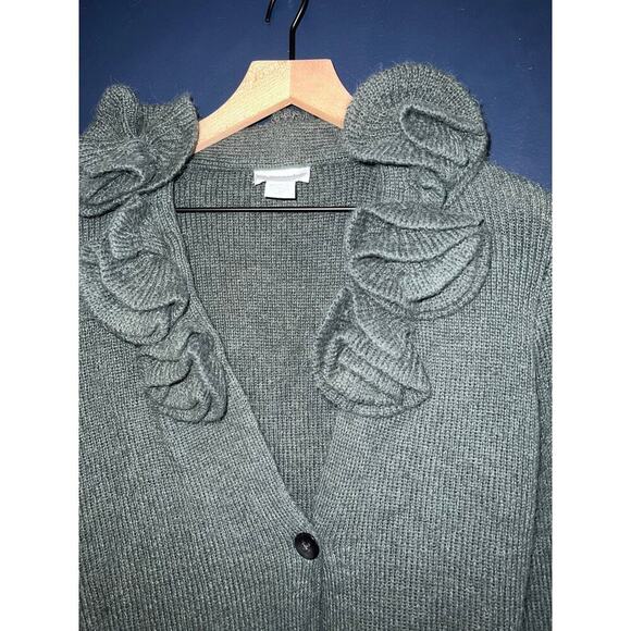 Soft surroundings cardigan jacket alpaca wool size small - Picture 2 of 7